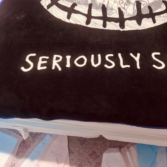 Nightmare Before Christmas Super Soft Fleece Plush Blanket Jack skeleton king 5 - Picture 4 of 6